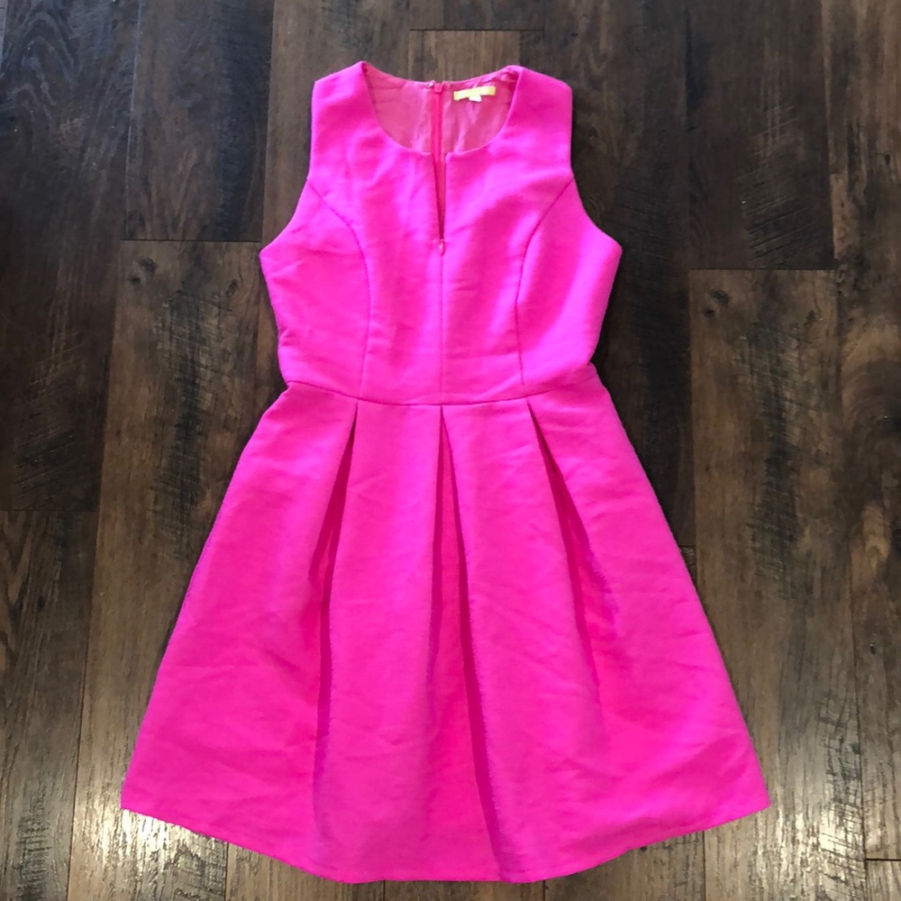 Hot Pink Sleeveless Dress